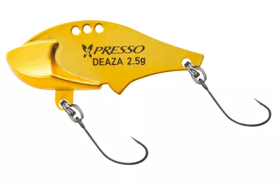 DAIWA Presso Deaza pearl olive/pearl ivory 3.1cm 2.5g Spezial-Blinker — gold 2.50