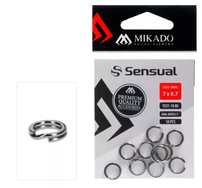 MIKADO Splitring - Stark - Größe 12X1.2mm - 10st — 10