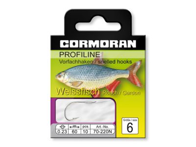 CORMORAN Profiline Wurmhaken M 299B brüniert 50cm #10 0.18mm 10Stk. — Weissfisch 14