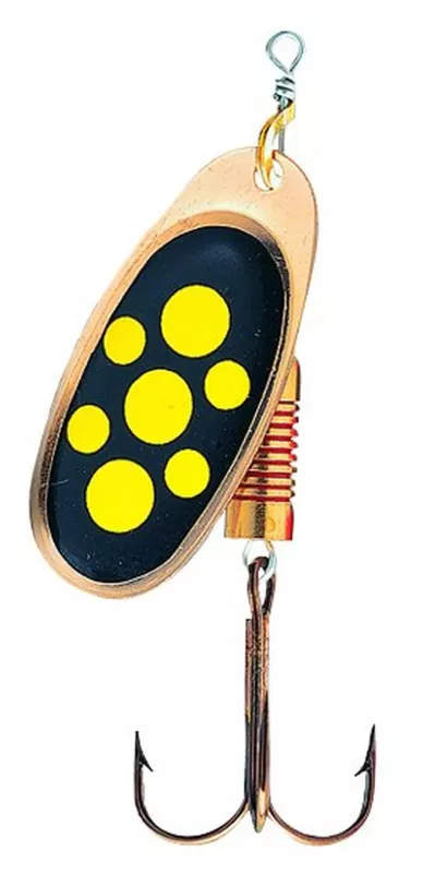 DAM EFFZETT Spinner 5 Silber 12.0g — Black Yellow 3.00