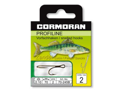 CORMORAN Profiline Wurmhaken M 299B brüniert 50cm #10 0.18mm 10Stk. — Ryder 6