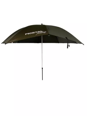 MOSTAL Schirm 250cm Nubrolly mit Fieberglasgestänge 210D PU — 300 Flat