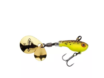 Berkley Pulse Spintail 5 cm 5 g Firetiger Gr. 14 - Kunstkoeder — Brown Chartreuse 5.00