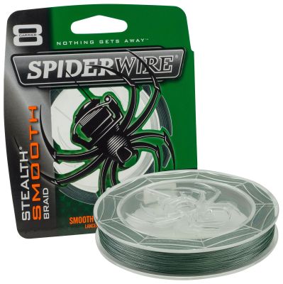 SPIDERWIRE Stealth Smooth 8 Yellow 0,08 mm 3000 m geflochtene Angelschnur — 300 moss green 0.25