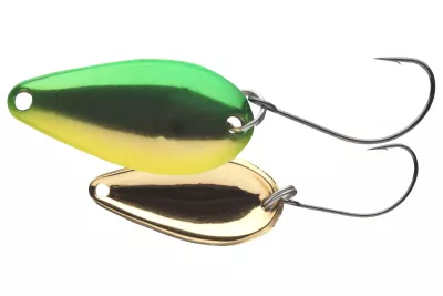 DAIWA Presso LMN light pink 2.4cm 1.9g Blinker — flashing green 1.90