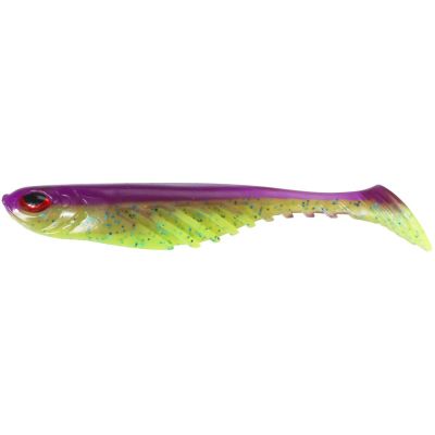 BERKLEY PowerBait Ripple Shad Bulk Packs 7 cm Purple Chartreuse 25 S — 7.00 Purple Chartreuse