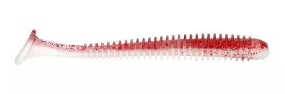 MOSTAL Taipan Swing 7,5cm / 2,5g 8 Stück Shad Glitter UV-Active — 6.00 Bloody Back