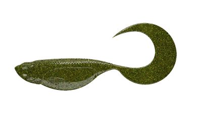 LIBRA LURES Embrion Twist Tail 75 Fish 011-Hot Orange 10st, Forellenköder, schwimmend und aromatisiert — 4.50 Salty Green Fish