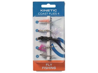KINETIC Coast Flies 4 5st Fliegensortiment — mix 4