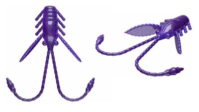 LIBRA LURES Pro Nymph 18 Cheese 040-black 15st, Forellenköder, schwimmend und aromatisiert — 1.80 Purple Glitter Cheese