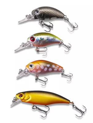 SÄNGER Specialist Barsch Wobbler Set 1/4pcs. — Forelle