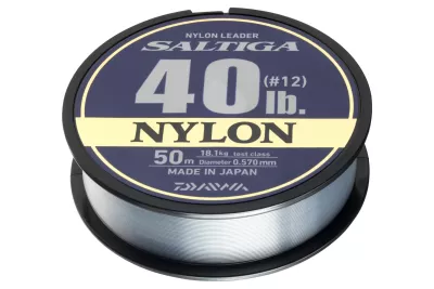 DAIWA Saltiga Nylon Leader transparent 0.57mm 18.10kg 50m Vorfachs monofile Angelschnur — 50.0 transparent 0.47