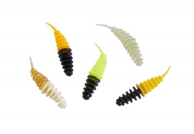 BALZER Trout Collector Forellenwürmer Mix 4 Knoblauch 5cm — 7.00 mix 2 Pellet