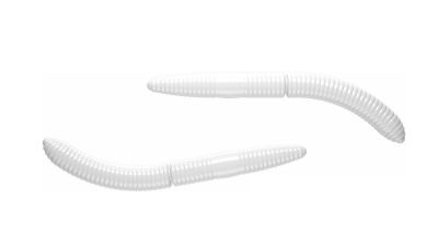 LIBRA LURES Fatty D'Worm 75 Krill 031-olive 8st, Forellenköder, schwimmend und aromatisiert — 6.50 White Knoblauch