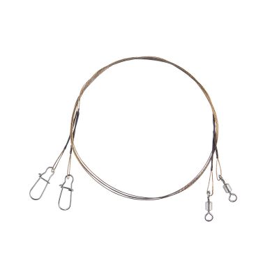 BALZER 1x7 Niroflex Karabiner/Wirbel 25cm 6kg 2st — Snap/Tonne 15.0 50.0