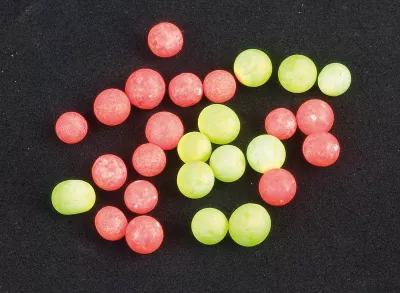 IRON TROUT Auftriebskugeln rot 100st — Gelb