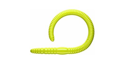 LIBRA LURES Flex Worm 95 Cheese 031-olive 10st, Forellenköder, schwimmend und aromatisiert — 9.50 Apple Green Cheese