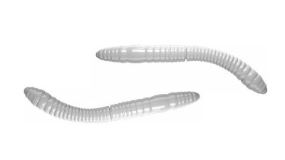 LIBRA LURES Fatty D'Worm Tournament 55 Cheese 031-olive 12st, Forellenköder, schwimmend und aromatisiert — 5.50 White Krill