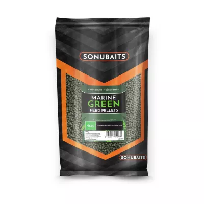 SONUBAITS Krill Feed 2mm 900G — 4.00 Marine Green