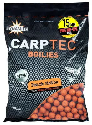 Dynamite Baits Carptec Boilies Krill & Crayfish 20mm 300g — 15.0 1800 Peach Melba