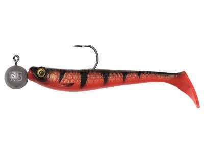 KINETIC Playmate R2F 150mm 30g Shiner 1st Gummifische Softbaits — 9.00 Brown Tiger