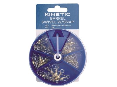 KINETIC Barrel Swivel Assortment — Barrel-Snap