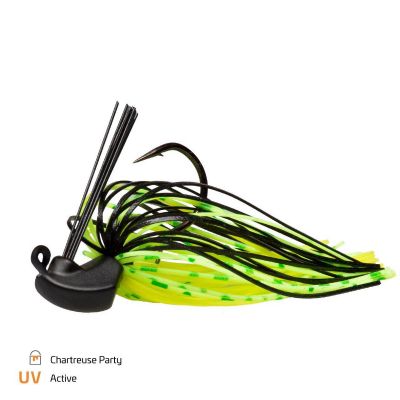 ZECK Skirted Jig Moor Kiwi 1/0 - 5g — 3/0 Chartreuse Party 10.0