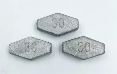 COROFISH Sechskantblei mit Loch 10g 4st — 30.0