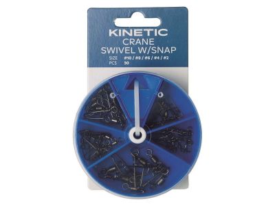 KINETIC Barrel Swivel Assortment — Crane-Snap