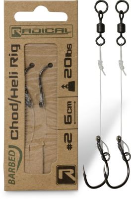 QUANTUM 4 Radical Chod/Heli Rig 20lbs 2Stück 6cm — 4