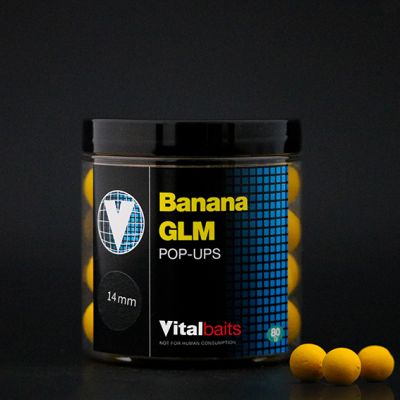 VITALBAITS Pop-ups NUTTY CRUNCH 14 mm 80 gr. — 14.0 Banana GLM