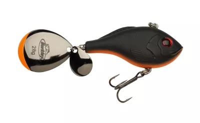 BERKLEY Pulse Spintail XL 8cm/18g Fegis — Black Orange 28.0