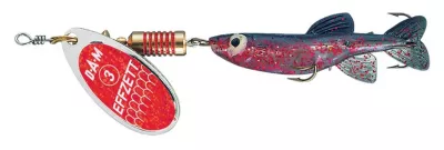 DAM Minnow Spinner 3 Silver/Black 7g — Red Glitter 7.00