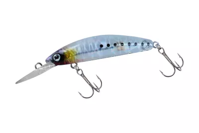 DAIWA Steez Double Clutch 50SP special shiner 48mm 2.7g — 5.00 shirauo
