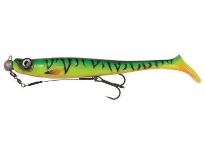 KINETIC Playmate R2F 150mm 30g Shiner 1st Gummifische Softbaits — 15.0 Fire Tiger