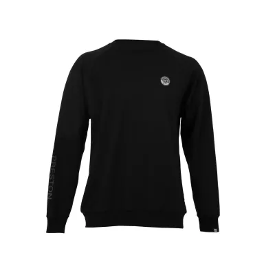 PRESTON Black Minimal Sweatshirt XL — M