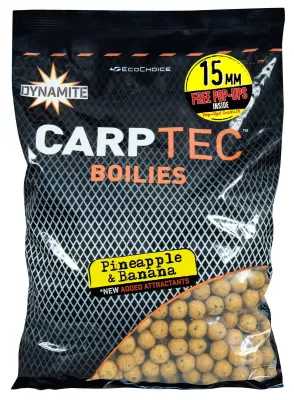 Dynamite Baits Carptec Boilies Krill & Crayfish 20mm 300g — 15.0 1800 Pineapple Banana