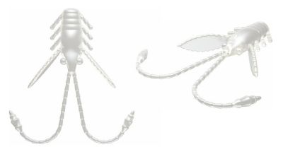 LIBRA LURES Pro Nymph 18 Cheese 040-black 15st, Forellenköder, schwimmend und aromatisiert — 1.80 Silver Pearl Krill