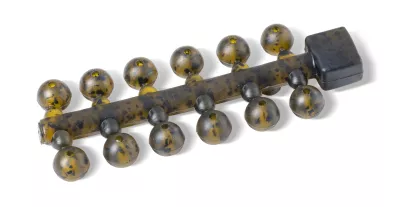 ANACONDA Jungle Gr. Quick Change Saftey Lead Clip 5 Kits — Tapered Holes Beads Jungle Green