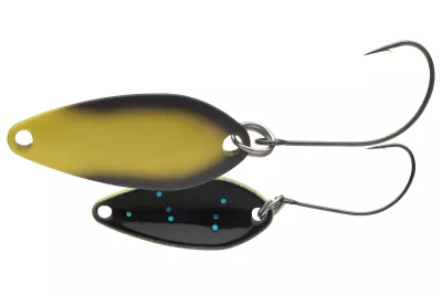 DAIWA Presso EV blue/silver 2.3cm 1.2g Blinker — yellow dagger 1.20