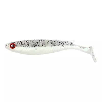 MOSTAL Taipan Zander 10cm / 8g 5 Stück Brown Clear Glitter UV-Activ — 11.5 perl pepper