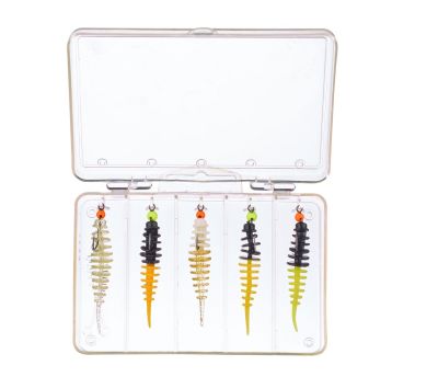 BALZER Trout Collector Sortiment mit Tungstenhaken Mix 1 Knoblauch 5cm — mix 2 Knoblauch