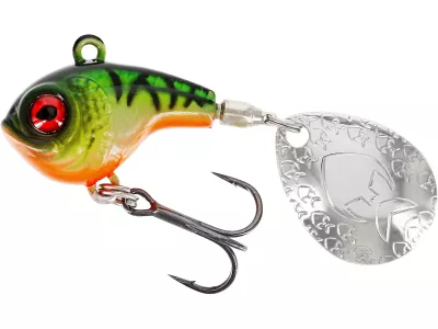 Westin Dropbite Spin Tail Jig 2,6cm 8g Firetiger - Wobbler — Firetiger 17.0