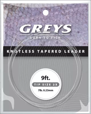 GREYS Greylon K/T Leader 2X 9' 7Lb — 2 x
