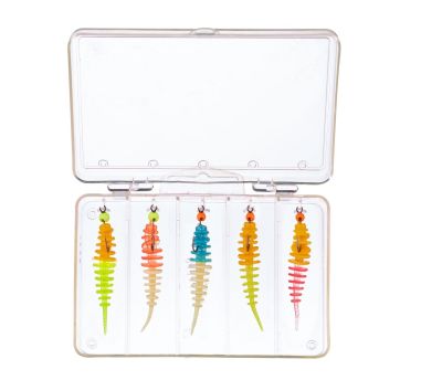 BALZER Trout Collector Sortiment mit Tungstenhaken Mix 1 Knoblauch 5cm — mix 4 Knoblauch