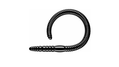LIBRA LURES Flex Worm 95 Cheese 031-olive 10st, Forellenköder, schwimmend und aromatisiert — 9.50 Black Cheese