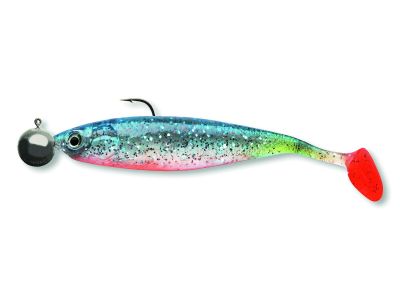 CORMORAN Action Fin Shad RTF 10cm UVL Gummifisch montiert — 10.0 yamame ghost