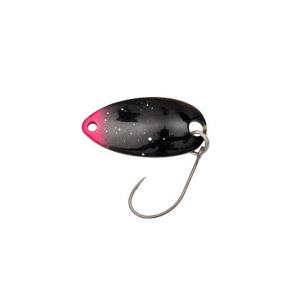 BERKLEY AGS Roru Edge Stripe Gold / Fuchsia Gold 2,5g Blinker Spoon — Fuschia Tip/Black/Pink Sp 3.50
