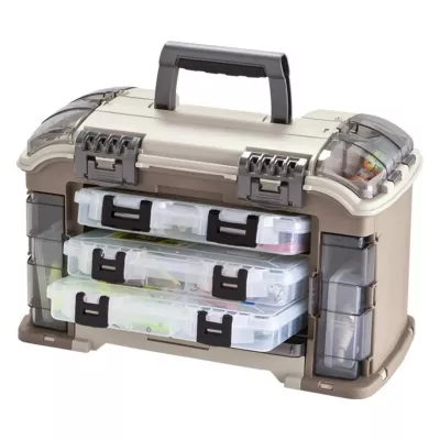 PLANO Guide Series 767 Angled Tackle System 3600 Sandstone — 767