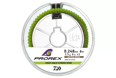 DAIWA Prorex Hybrid Knotable Wire PX HKW 6m brown 5.4kg 0.300mm — 2.90 Brown